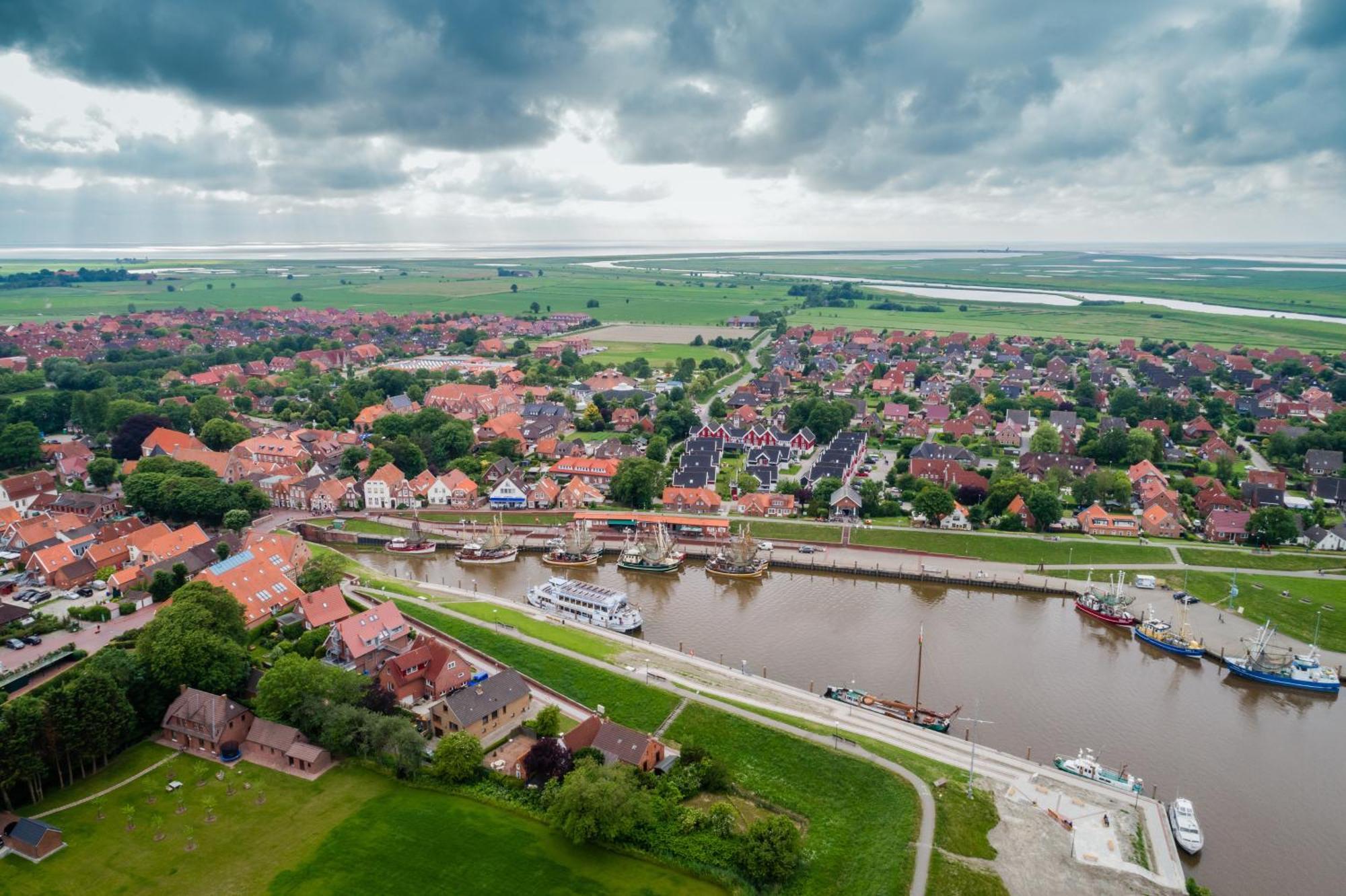 Landhaus Greetsiel Am Hafen "Meeresbrise" Krummhoern Ngoại thất bức ảnh